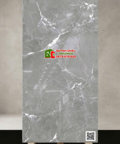 Gạch khổ lớn 60×120 ấn độ bóng kính màu xám Marble cao cấp