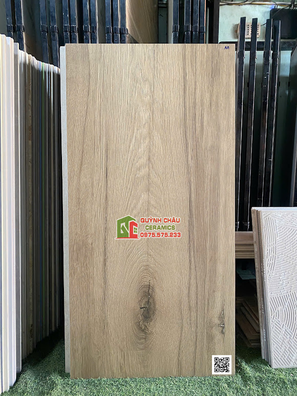 Gạch lát nền ấn độ 60x120 vân giả gỗ óc chó màu nâu nhạt