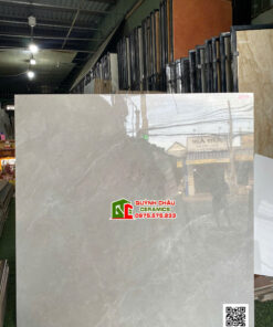 Gạch lát nền ấn độ 100x100cm xám vân đá bóng kiếng