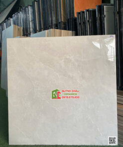 Gạch trung quốc 100x100cm màu xám bề mặt bóng kiếng