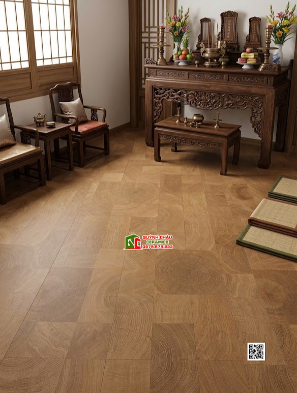 Gạch 60×120 bề mặt mờ giả gỗ ghép Gạch 60×120 bề mặt mờ giả gỗ ghép