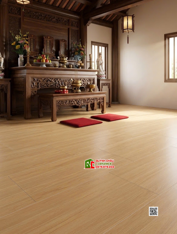 Gạch 60×120 giả vân gỗ tự nhiên màu vàng Gạch 60×120 giả vân gỗ tự nhiên màu vàng