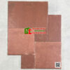 Gạch giả cổ Castle mix size màu hiệu ứng nâu đỏ