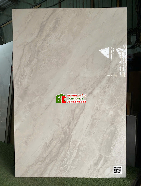 Gạch lát nền ấn độ 120x180 bóng kiếng xám vân đá
