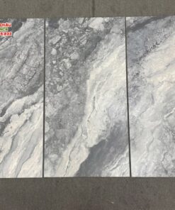 Gạch Malaysia 60×120 Baby Skin xám đen trắng vân đá mờ mịn Alchemy