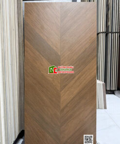 Gạch vân xương cá giả gỗ màu nâu óc chó 60×120 trung quốc