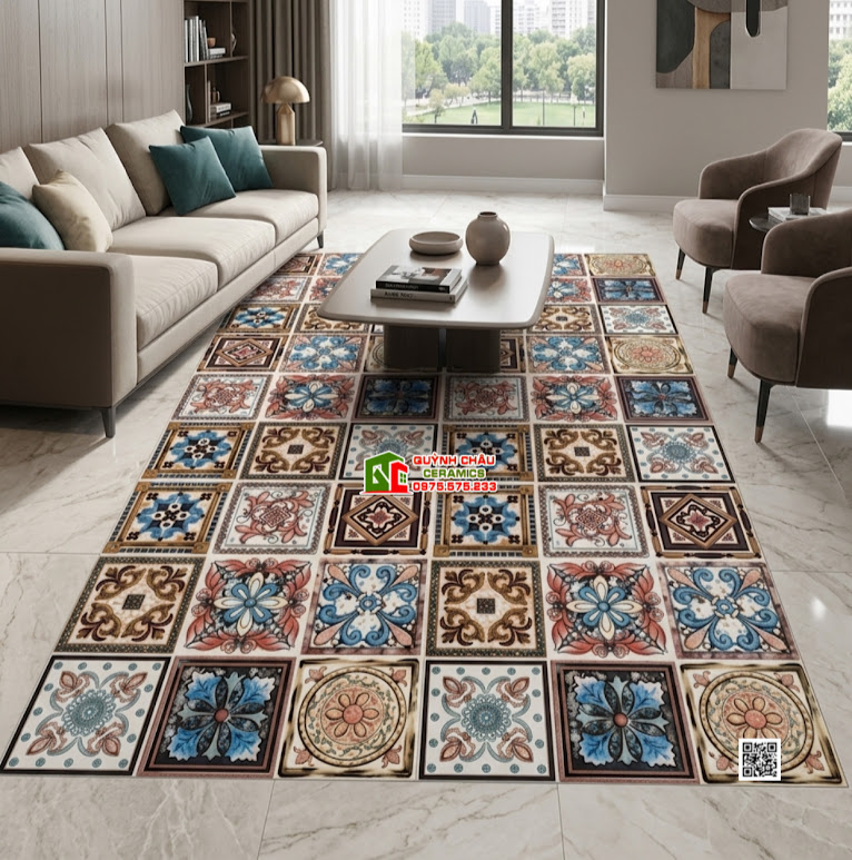 Gạch bông 30×30 trang trí mix phối nhiều hoa văn đẹp Gạch bông 30×30 trang trí mix phối nhiều hoa văn đẹp