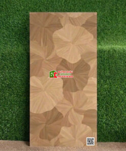Gạch lát phòng ngủ vân gỗ họa tiết lá sen 60x120cm