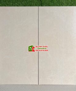 Gạch lát nền 60×120 kis bề mặt mờ vàng kem