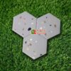Gạch lục giác trang trí vân đá terrazzo đa sắc 200x230mm