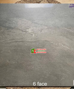 Gạch 80×80 bề mặt hiệu ứng lappato màu xám đậm vân đá