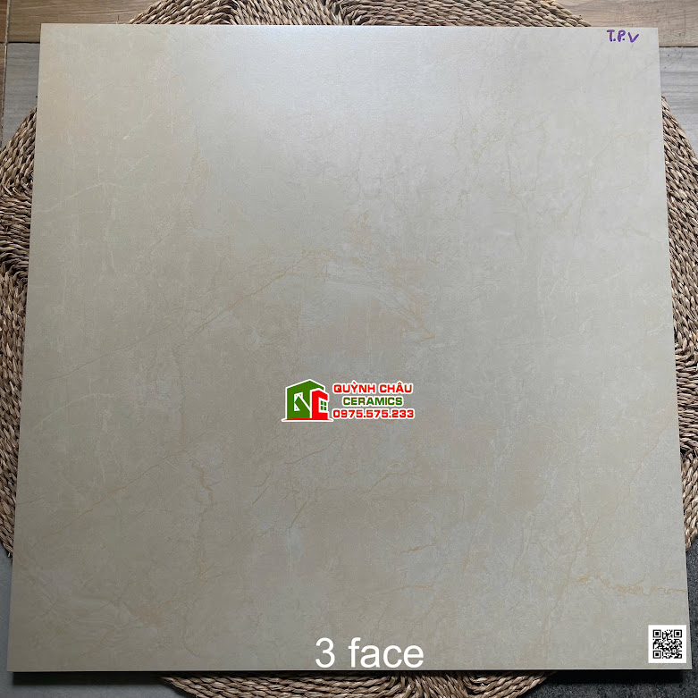 Gạch Viglacera 80×80 men mờ màu kem vàng nhạt Gạch Viglacera 80×80 men mờ màu kem vàng nhạt